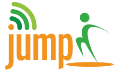 JUMP - Una piattaforma sensoristica avanzata per rinnovare la pratica e la fruizione dello sport, del benessere, della riabilitazione e del gioco educativo Logo